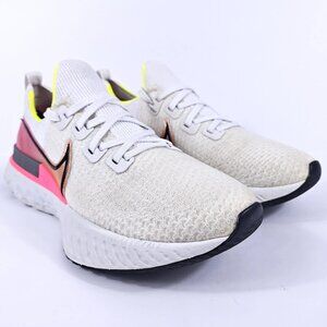 Nike React Infinity Run Flyknit Women's 10 Stability Running Shoes Pink Blast